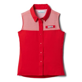 Columbia Overhemd Meisjes, PFG Tamiami Sleeveless Rood, 69PWOLGUA